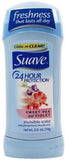 Suave Naturals Anti-Perspirant Deodorant Invisible Solid Sweet Pea and Violet 2.60 oz (8 Pack)