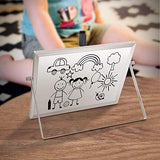 ARCOBIS Small Desktop Dry Erase Board 12" X 8" Portable Magnetic