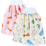 7-dreamland 2 Pieces Waterproof Diaper Skirt Shorts for Baby Boy and Girl,Breathable