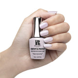 RC Red Carpet Manicure Fortify & Protect LED Nail Gel White/Nude Colors, 0.3 Fl Oz