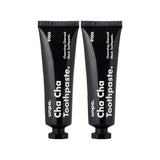 [unpa.] All-Natural Organic Charcoal Teeth Whitening and Strengthening Toothpaste for Minty Fresh Breath: Cha Cha Toothpaste, 100g (2-pack)