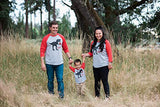 7 ate 9 Apparel Kids Dinosaur Happy Valentine's Day 6 Months Red Raglan