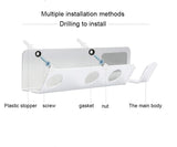 Buwico BUBM Wall Mount Holder for Dyson Supersonic Hair Dryer, Diffuser,Cable Plug and Two Nozzles, Aluminum Alloy,Easy Installation