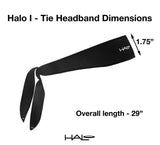 Halo Headband I Sweatband Tie Headband for Both Men and Women No Slip with a Custom Fit