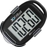 3DFitBud Simple Step Counter Walking 3D Pedometer with Lanyard, A420S