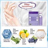 Aliver Hand Peel Mask, (5 Pack) Moisturizing Gloves,Moisturizing Natural Therapy Gloves