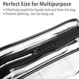 TSA Approved Toiletry Bag, Packism Clear Makeup Bag Waterproof Quart Size Bag