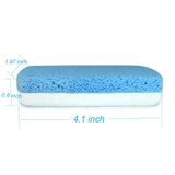 Glass Pumice Stone for Feet, Callus Remover and Foot scrubber & Pedicure Exfoliator Tool Pack of 4