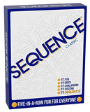 SEQUENCE- Original SEQUENCE Game with Folding Board, Cards and Chips by Jax