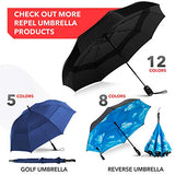 Repel Umbrella Double Vented Windproof Automatic Travel Umbrellas with Teflon