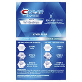 Crest 3D White Whitestrips Vivid Plus Teeth Whitening Kit, Individual Strips