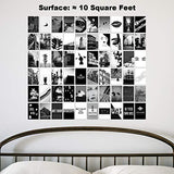 60 Pieces Wall Collage Kit Aesthetic Room Decor for Bedroom,Black and White Photo