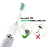 Replacement Toothbrush Heads for Phillips Sonicare E-Series HX7022, Replacement Brush Heads Compatible with Sonicare Essence, Elite, Advance, CleanCare Electric Toothbrush, 6 Pack