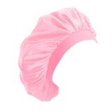 beauty YFJH Soft Satin Silk Salon Bonnet Night Sleeping Wide Band Hat Hair Loss Cap for Women