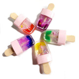 MISAZ 16 Pieces Empty Lip Gloss Tubes 5ml/0.2oz Adorable Pink Ice-cream Shaped Refillable Lip Balm Bottles Cosmetic Samples Container DIY Lip Glaze Vials Storage Bottle for Women Makeup Girls Beauty