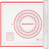 Silicone Pastry Mat Non Stick Extra Thick Baking Mat with Measurement Fondant Mat