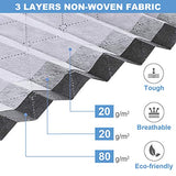 Lifewit Large Capacity Clothes Storage Bag Organizer with Reinforced Handle Thick Fabric