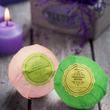 Bath Bombs Ultra Lux Gift Set - 6 XXL Fizzies with Natural Dead Sea Salt Cocoa