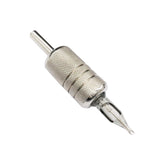 EZTAT2 1 inch Tattoo Cartridge Grip Stainless Steel Tube Non-Slip No.A Style with 1 Needle Bars for Machine Supply