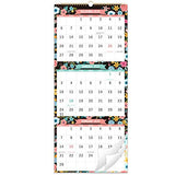 2021 Calendar - 3 Month Display Wall Calendar (Folded in a Month), 11.3" x 26"