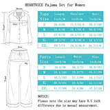 HEARTNICE Womens Cotton Pajama Set, Soft Long Sleeve Pajamas & Long Pants