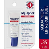Aquaphor Lip Repair Ointment - Long-lasting Moisture to Soothe Dry Chapped Lips