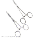 Dermal Body Piercing Kit - 2 Stainless Steel Forceps with 11 Dermal Tops with Colored Gems and 11 316L Anchors Piercing Jewelry + Free Gloves and Carrying Pouch - PK009