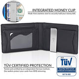 TRAVANDO Mens Slim Wallet with Money Clip AUSTIN RFID Blocking Bifold Credit Card