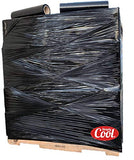 Black Stretch Wrap Industrial Strength Extra Thick 18" x 1100 Sq Ft | 80 Gauge