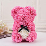 Unique Gifts ,Rose Bear - Rose Teddy Bear - Gifts for Girls, Gifts for mom, Girlfriend Gifts