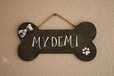 Upgraded Personalized Dog Bone - Dog House Wooden Sign Decor