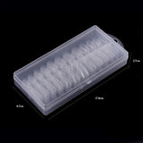 240PCS Nail Tips Acrylic Clear Nails,False Nails Coffin Nails Ballerina French Nail Tips Full Cover Artificial Fake Nail with box for Nail Salons or Home DIY Nail Art
