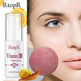 RtopR Vitamin C Snail Serumfor Face & Eyes Most Complete Formula, Skin Care with Natural Ingredients, Anti Wrinkle,Anti Aging,Make The Skin Rejuvenate、Whiten and Tighten, Nourish And Lift