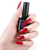 12PC Gel Nail Polish Set-Soak Off Gel Nail Polish Kit Manicure Pink Red and Gray Color Seires