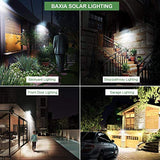 BAXIA TECHNOLOGY Solar Lights Outdoor, Wireless 100 LED Solar Motion Sensor Lights