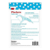 Plackers Twin-Line Dental Floss Picks, 75 Count
