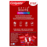 Colgate Optic White Renewal Teeth Whitening Toothpaste with Fluoride, 3% Hydrogen