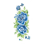 8 sheets Waterproof Temporary Tattoos Water Transfer Flower Stickers Beauty Health Body Arm Art women girl female sexy Makeup