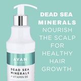 AYAM Beautycare Dead Sea Minerals + Vitamin B5 Shampoo & Conditioner Set, Nourishing, Daily Balance, Clean and Restore for All Hair types 13.5 fl Oz Ea (Set of 2).