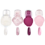 Gershion Dip Powder Nail Kit, Glitter Dipping Powder Nail Starter Kit Dip Nail System with 4 Colors Acrylic Nail Powder Set No Lamp Needed Quick Do Nail Salon at Home P-07