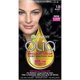 Garnier Olia Ammonia-Free Brilliant Color Oil-Rich Permanent Hair Color, 1.0 Black
