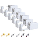 Trrut 6 PCS Disposable Ear Piercing Kit,Home Safety Ears Piercing Gun Kit Tool with Earrings-Gold Peas,Black,Red