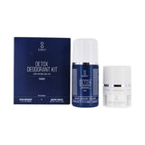 SWAY - Underarm Detox Deodorant for Sensitive Skin Kit : Roll On Deodorant + Baking Soda Free Dusting Powder | All Natural, Vegan, Balance pH | Aluminum Free, Long-Lasting (Timber)