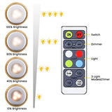 Elfeland Puck Lights with Remote Wireless LED Color Changing Puck Lights