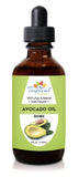 100% Pure Refined Avocado Oil 4 oz - Premium Natural Cold Pressed Oil - Best for Hair Growth, Face, Skin