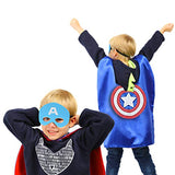 GREAMBABY Superhero Capes with Masks Dress up Costumes Birthday Party