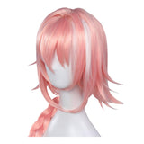 C-ZOFEK Astolfo Cosplay Wig Long Braided Pink Hair (Pink)