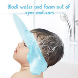 Baby Shower Cap Visor with Ear Protection for Bathing Washing Hair, Maydolly Soft Hat