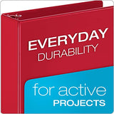 Cardinal 3 Ring Binders, 2 Inch Binder with Round Rings, Holds 475-Sheets