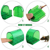Authenzo Humane Mouse Trap Smart No Kill Mouse Trap Catch and Release, Safe